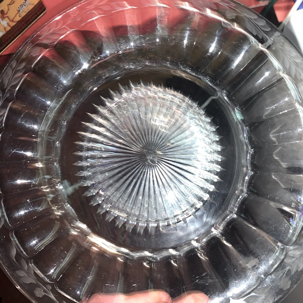 Beautiful EAPG Heisey Glass Plate Beautiful
